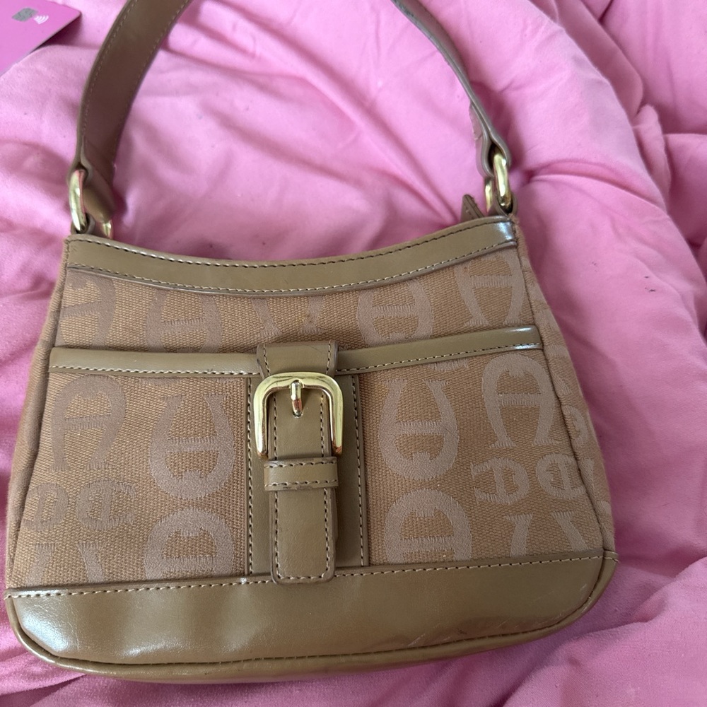 Etienne Aigner Brown Shoulder Bag